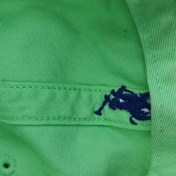 Polo Ralph Lauren Baseball Cap Light Green Embroidered Logo - Picture 11 of 13